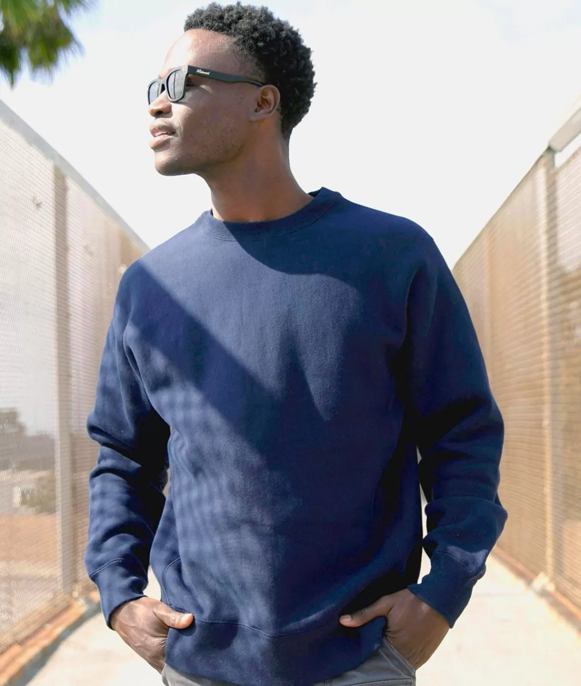 Men'S Soft Premium Heavyweight Cross-Grain Sweatshirt | Nayked Apparel Clearance