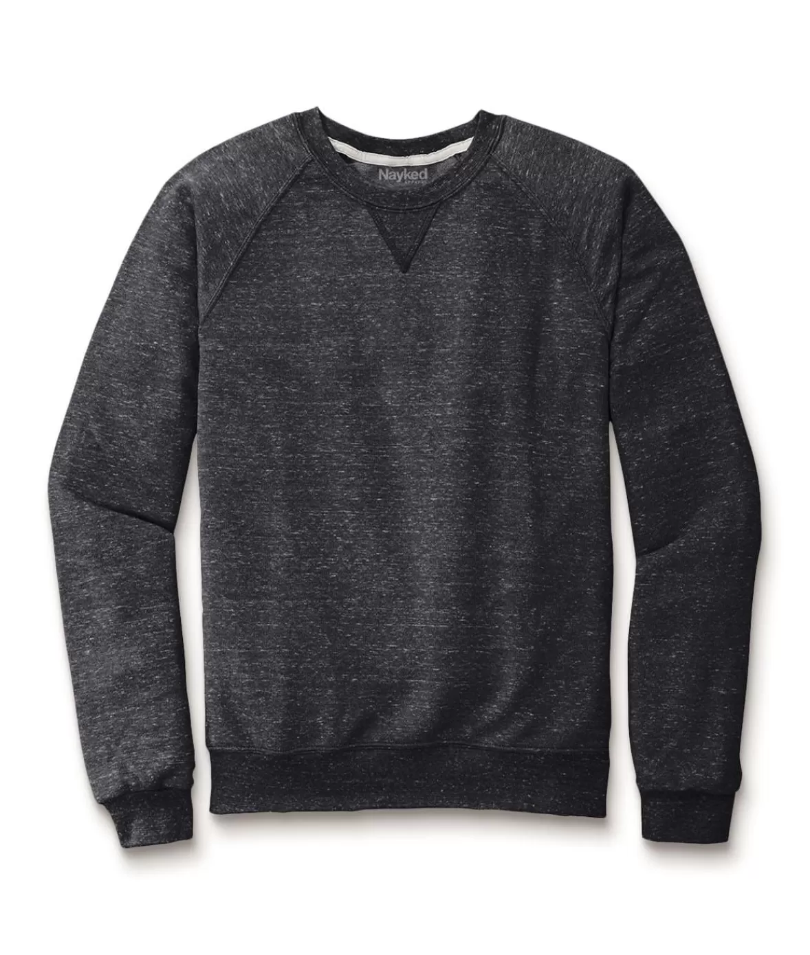 Men'S Soft Snow Heather French Terry Raglan Pullover Sweatshirt | Nayked Apparel Best