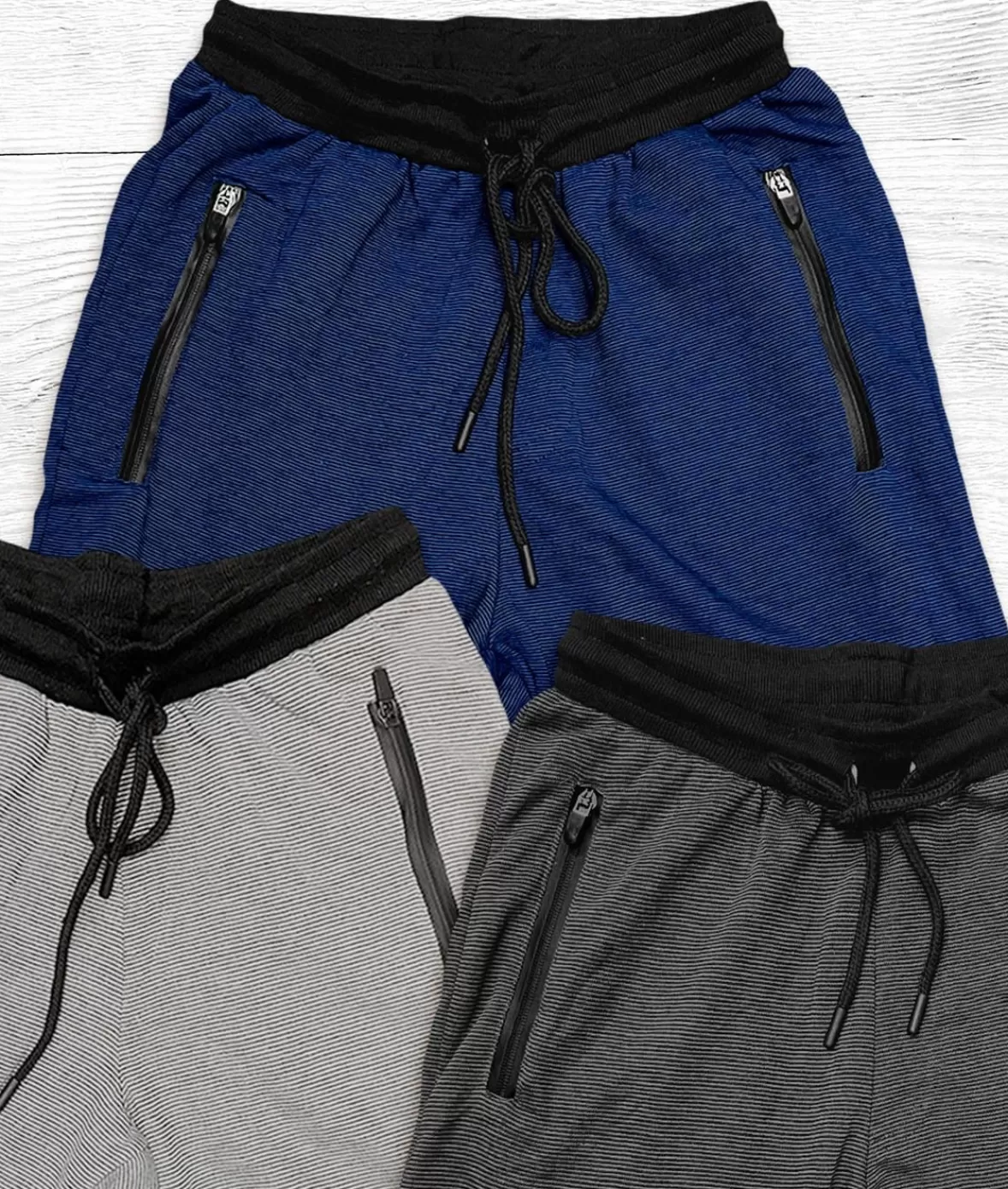 Men'S Soft Striped Fleece Shorts/Discontinued | Nayked Apparel Online