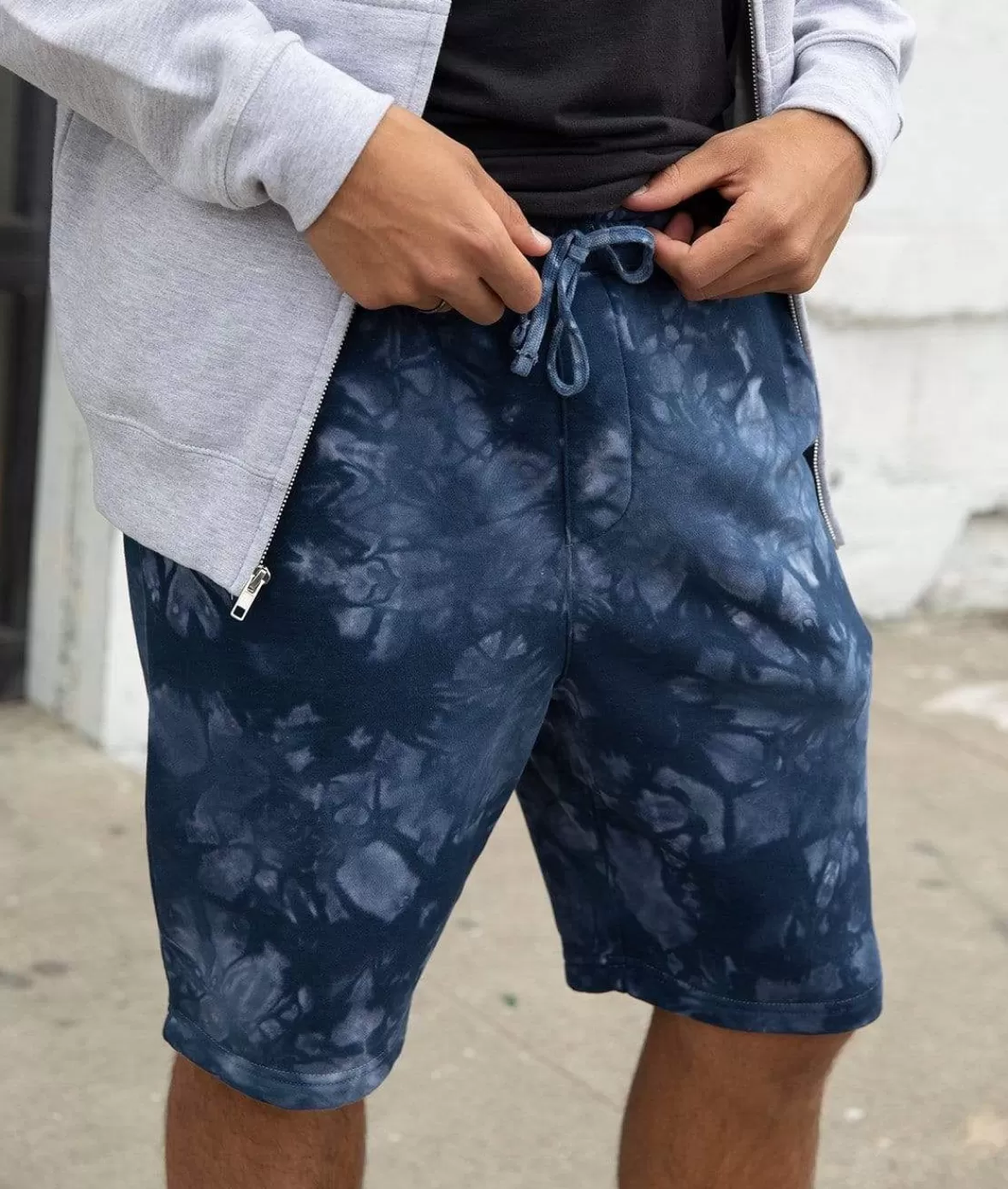 Men'S Tie Dye Fleece Shorts | Nayked Apparel Store