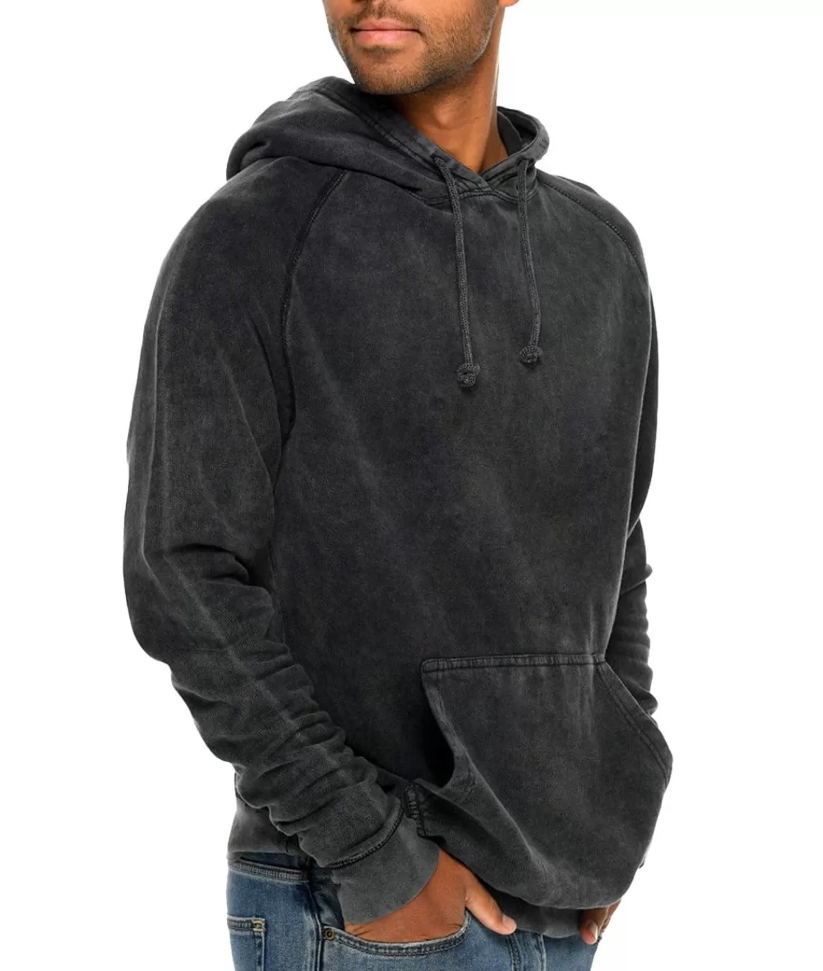 Men'S Vintage Fleece Raglan Hoodie | Nayked Apparel Discount