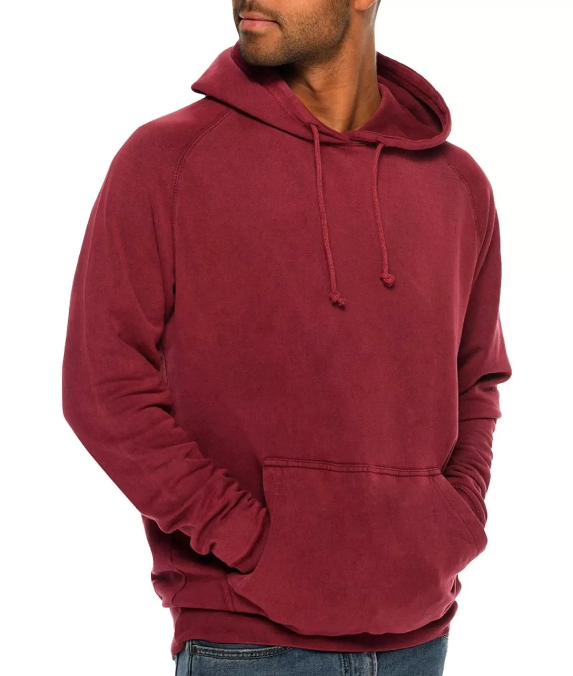 Men'S Vintage Fleece Raglan Hoodie | Nayked Apparel Discount