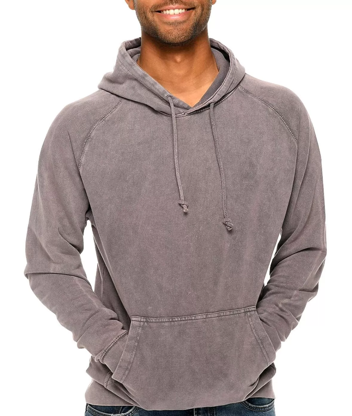 Men'S Vintage Fleece Raglan Hoodie | Nayked Apparel Discount
