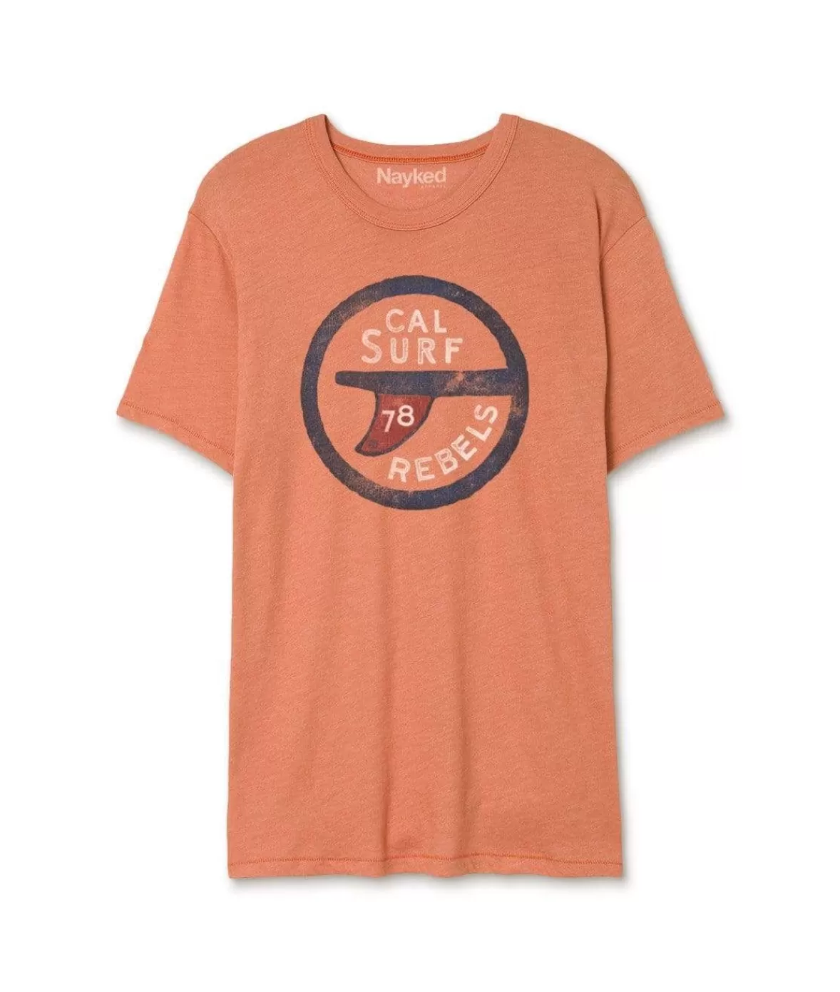Men'S Vintage Graphic Crew Neck T-Shirt | Surf Rebels | Nayked Apparel Fashion