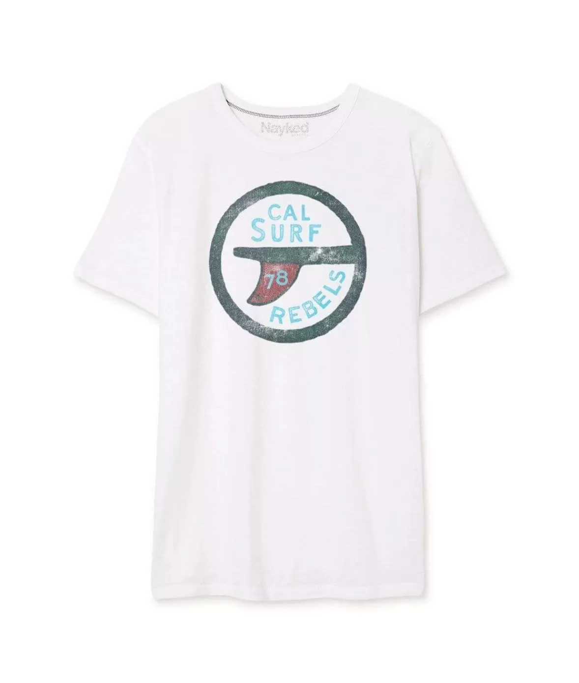 Men'S Vintage Graphic Crew Neck T-Shirt | Surf Rebels | Nayked Apparel Fashion