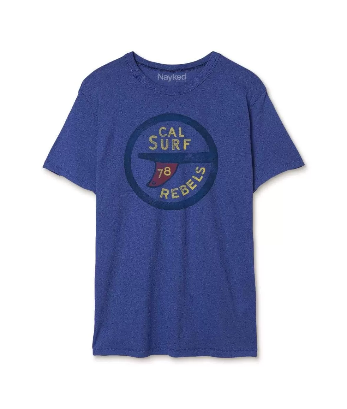 Men'S Vintage Graphic Crew Neck T-Shirt | Surf Rebels | Nayked Apparel Fashion