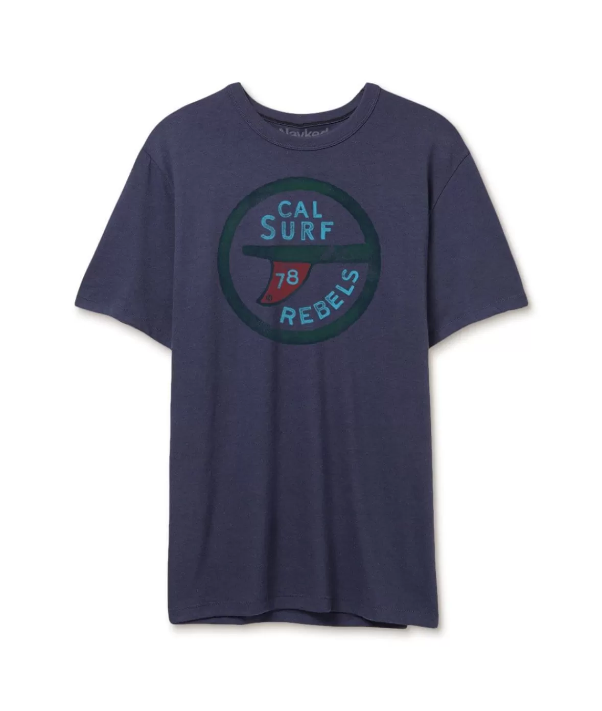 Men'S Vintage Graphic Crew Neck T-Shirt | Surf Rebels | Nayked Apparel Fashion