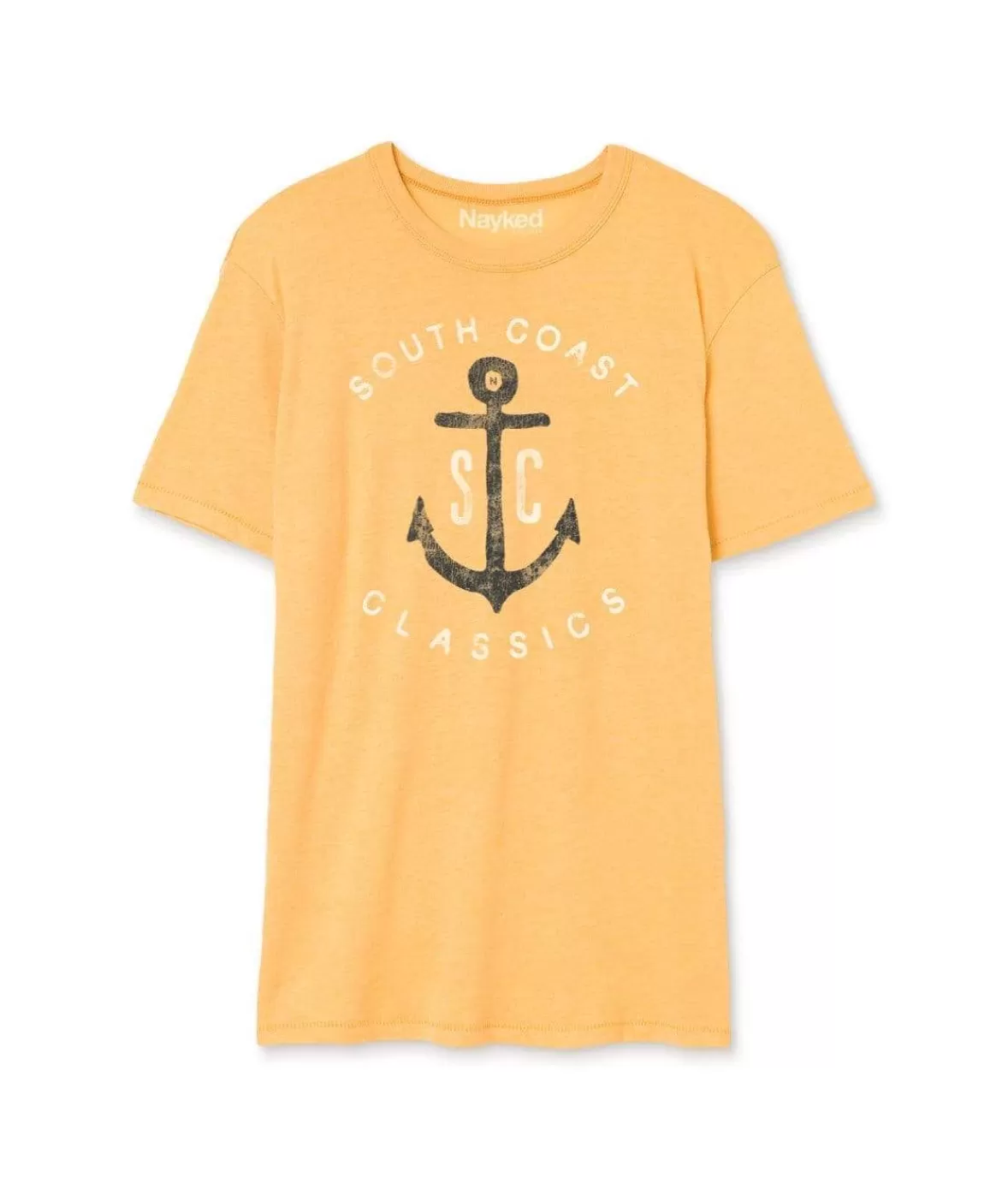 Men'S Vintage Soft Cotton Poly Graphic T-Shirt | Sc Anchor | Nayked Apparel Shop