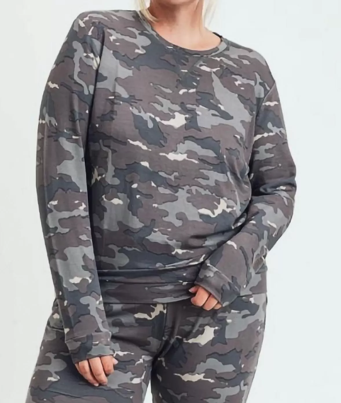 Real Women'S Plus Earth Print Pullover/Discontinued | Nayked Apparel Hot