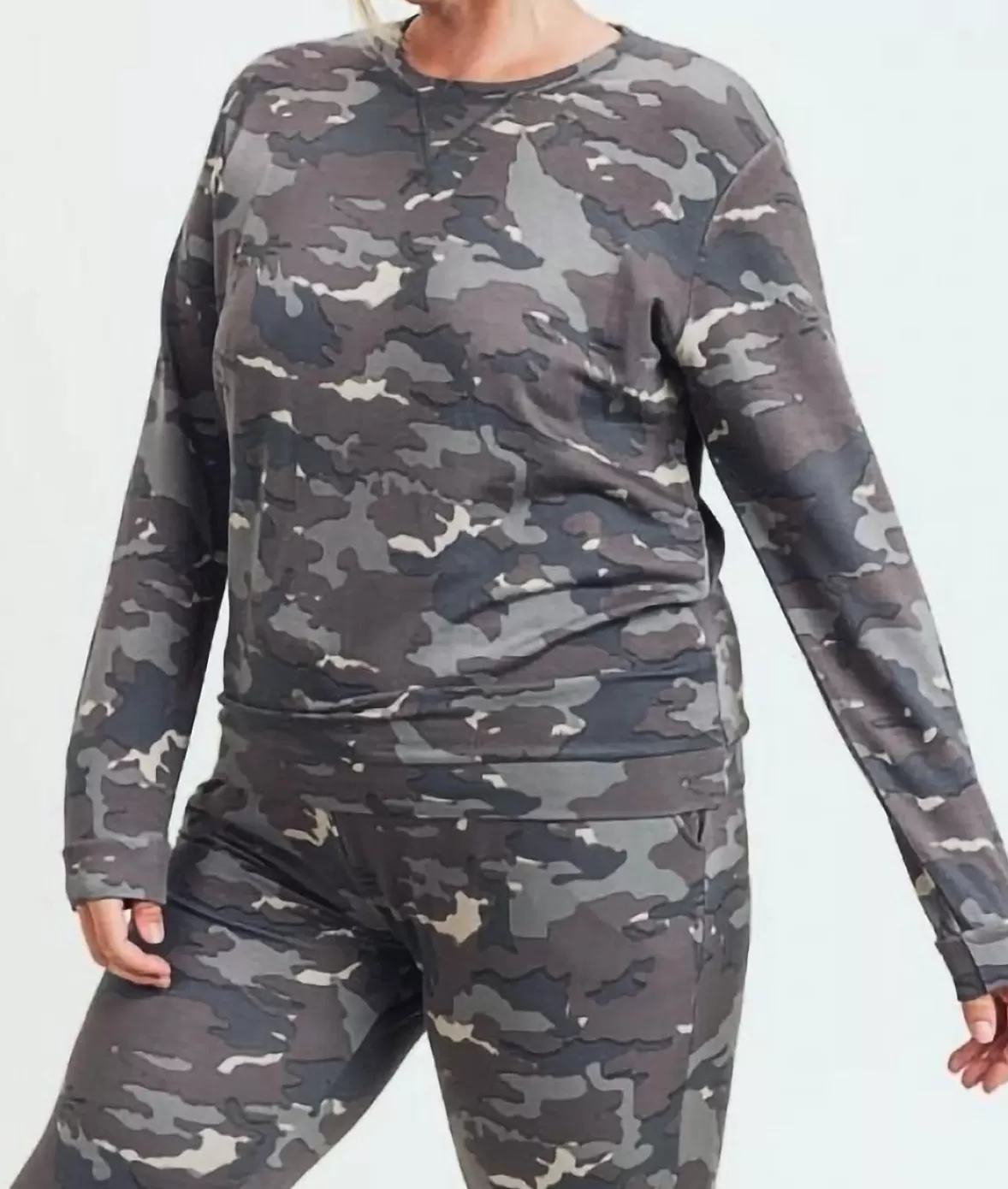 Real Women'S Plus Earth Print Pullover/Discontinued | Nayked Apparel Hot