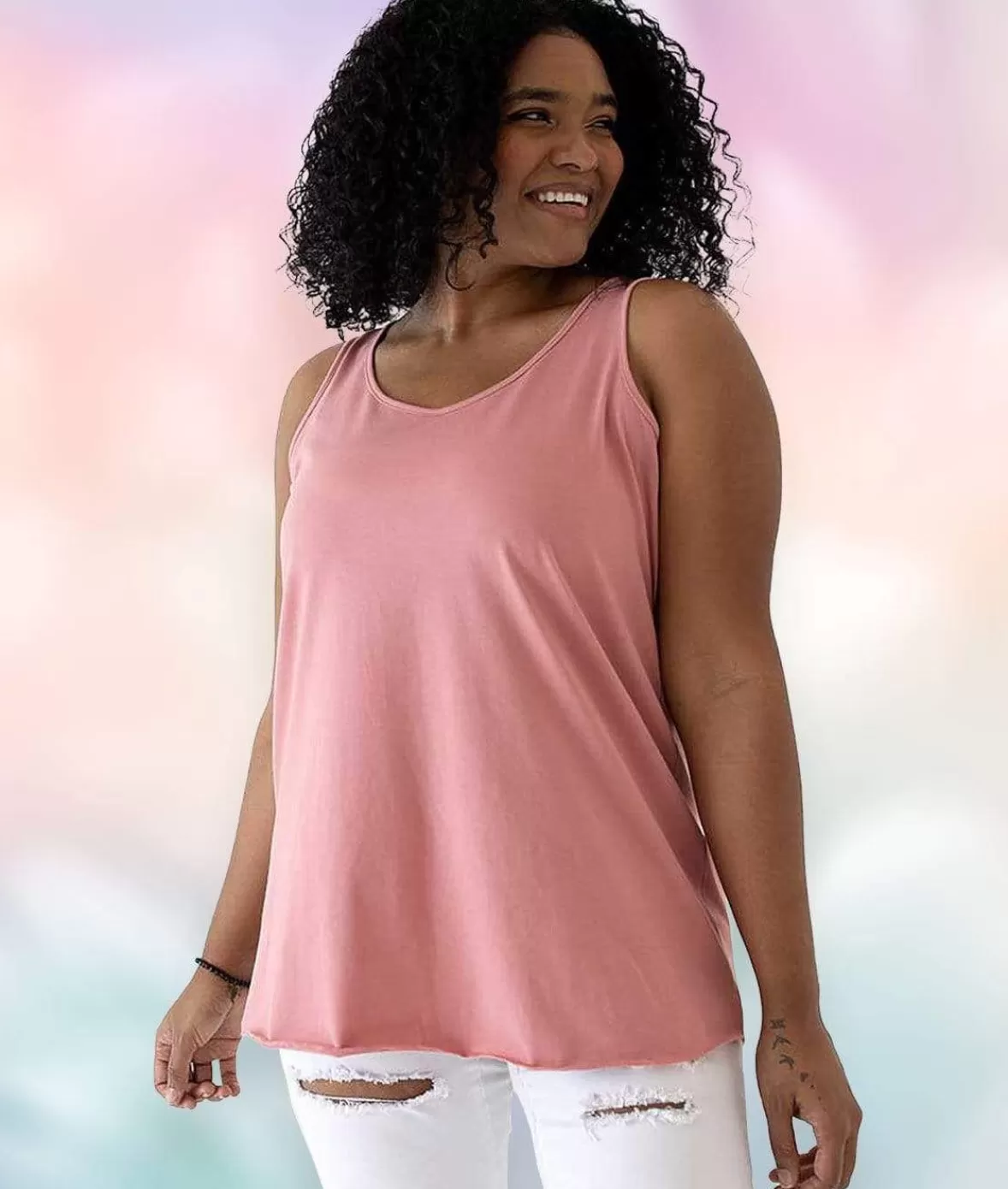 Real Women'S Soft Tank Top | Plus | Nayked Apparel Cheap