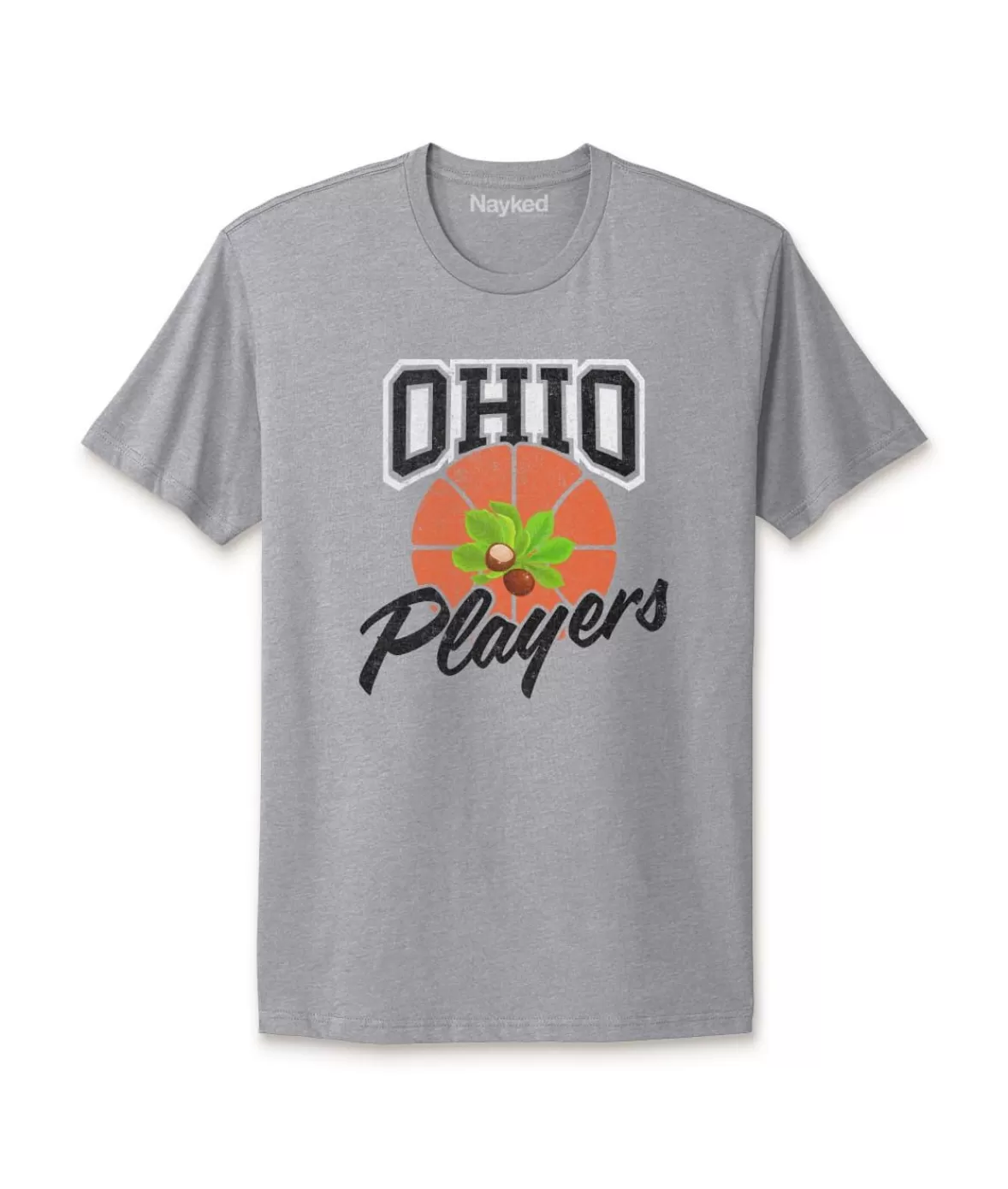 Ridiculously Soft Cotton Graphic Tee | Ohio Players (Buckeye Leaf) | Nayked Apparel Cheap