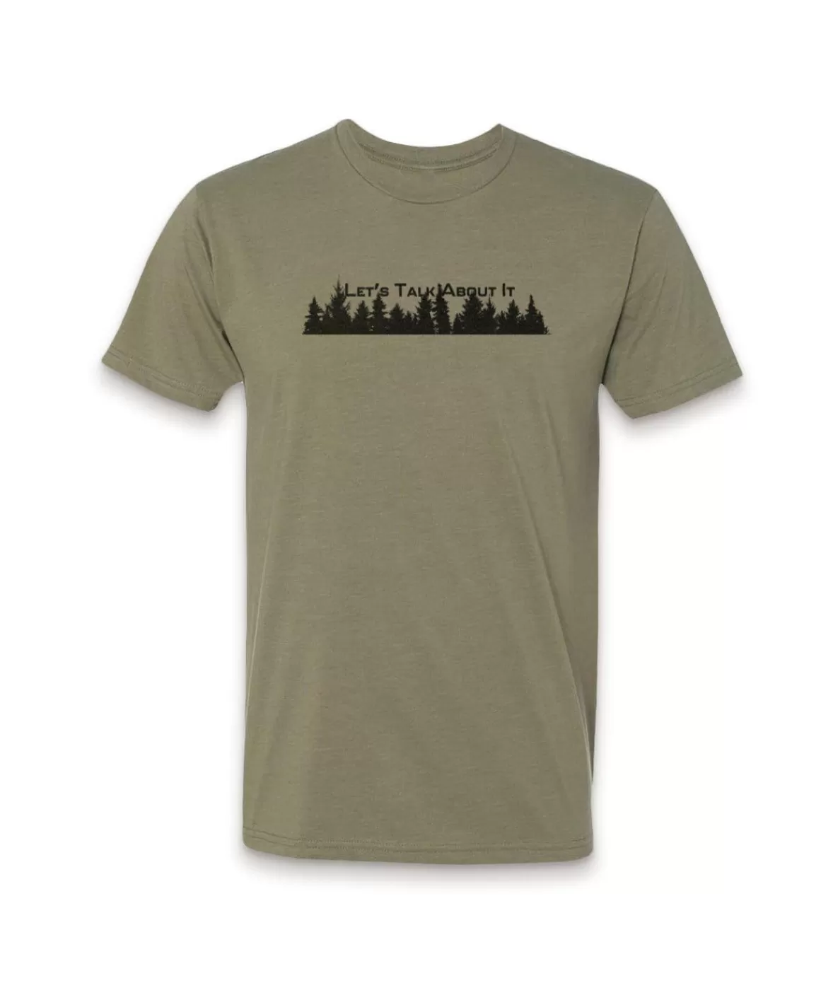 Ridiculously Soft Crew Neck Graphic T-Shirt | Let'S Talk About It | Nayked Apparel Cheap