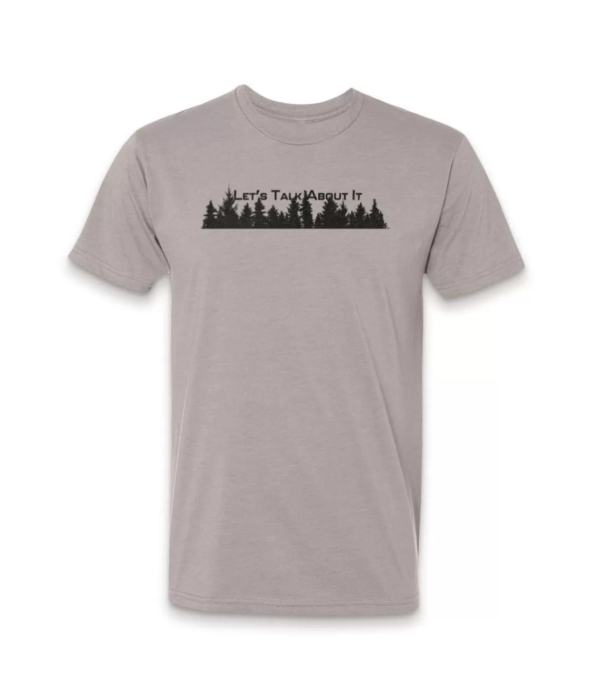 Ridiculously Soft Crew Neck Graphic T-Shirt | Let'S Talk About It | Nayked Apparel Cheap