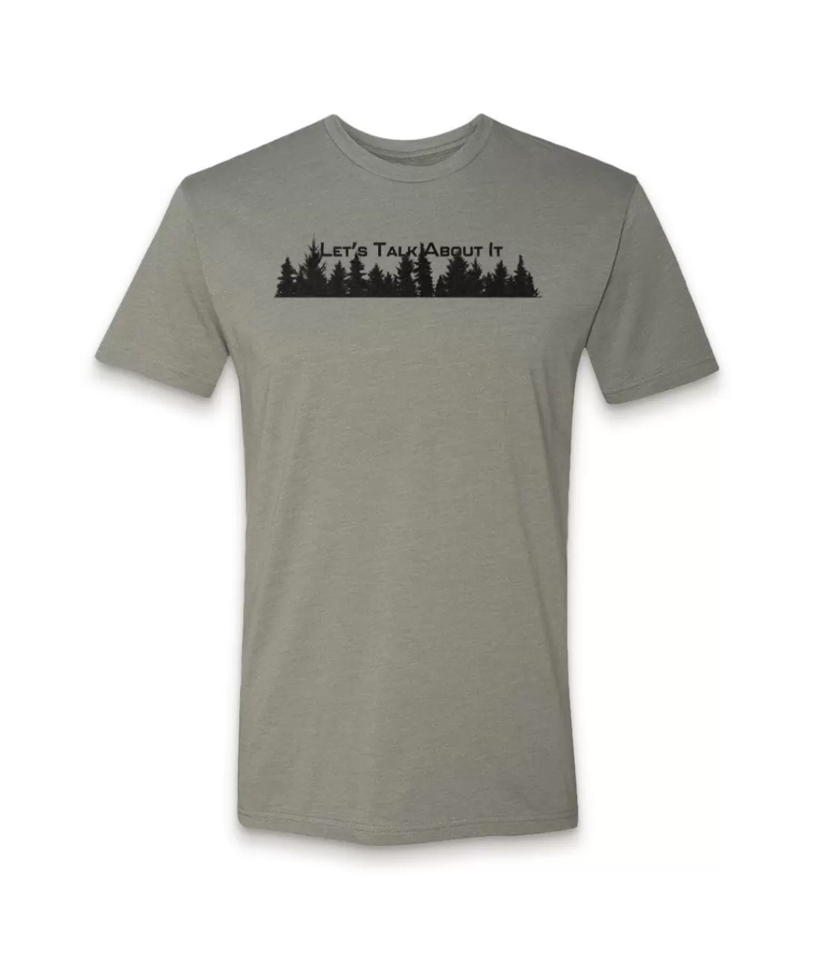 Ridiculously Soft Crew Neck Graphic T-Shirt | Let'S Talk About It | Nayked Apparel Best Sale