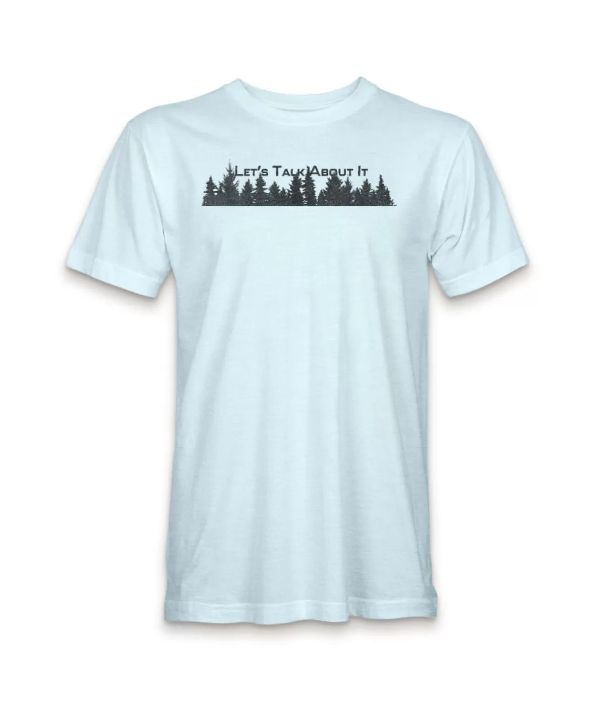 Ridiculously Soft Crew Neck Graphic T-Shirt | Let'S Talk About It | Nayked Apparel Cheap