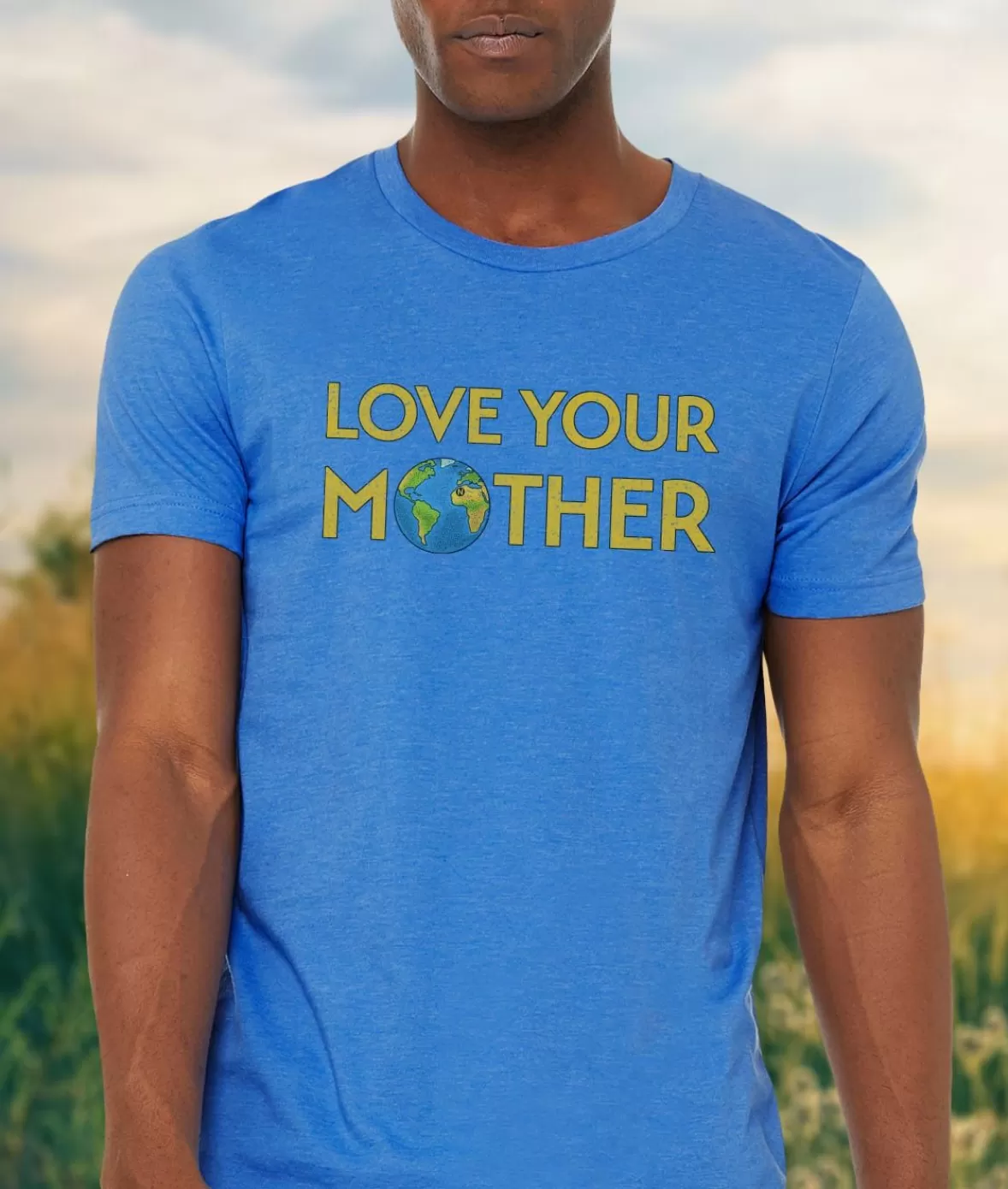 Ridiculously Soft Heather Sueded Graphic Tee | Love Your Mother | Nayked Apparel Discount