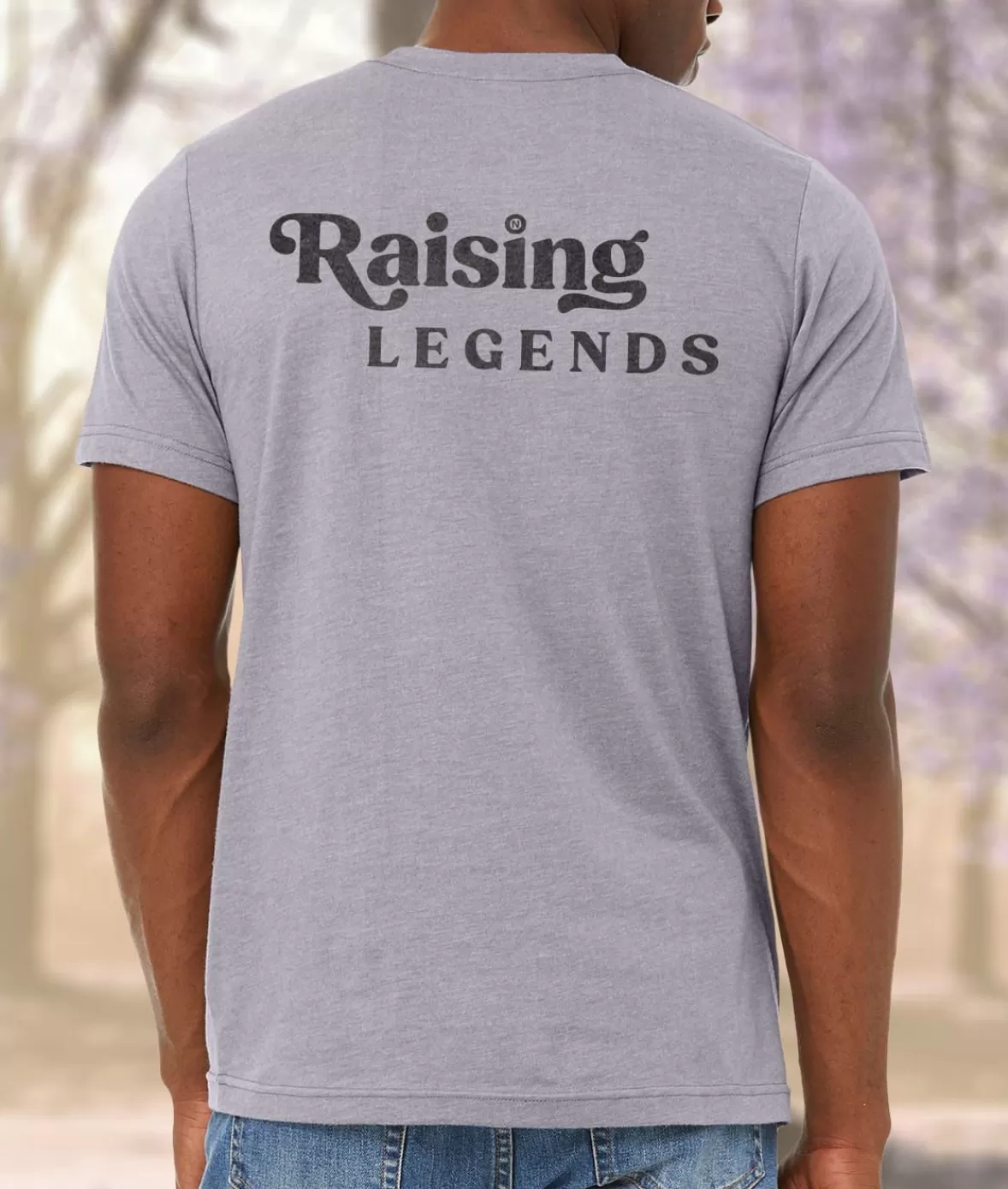 Ridiculously Soft Heather Sueded Graphic Tee | Raising Legends | Nayked Apparel Best Sale