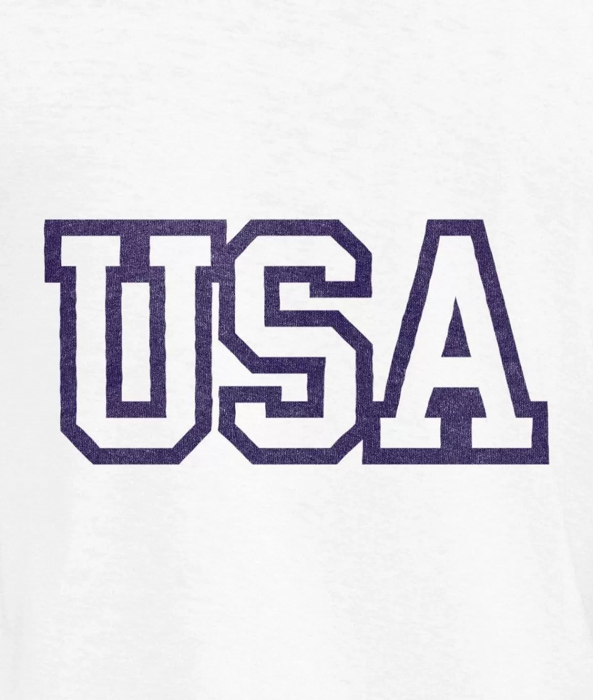 Ridiculously Soft Men'S Usa Text Shirt | Nayked Apparel Store