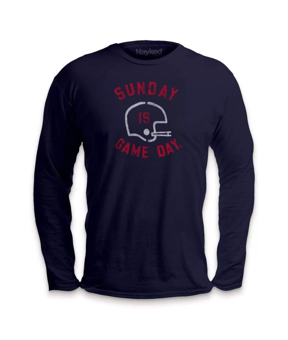 Ridiculously Soft Saturday Is Game Day Graphic Long Sleeve Crew Neck T-Shirt | Nayked Apparel Flash Sale