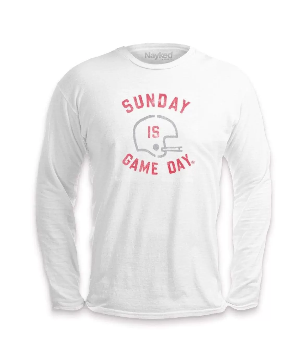 Ridiculously Soft Saturday Is Game Day Graphic Long Sleeve Crew Neck T-Shirt | Nayked Apparel Flash Sale