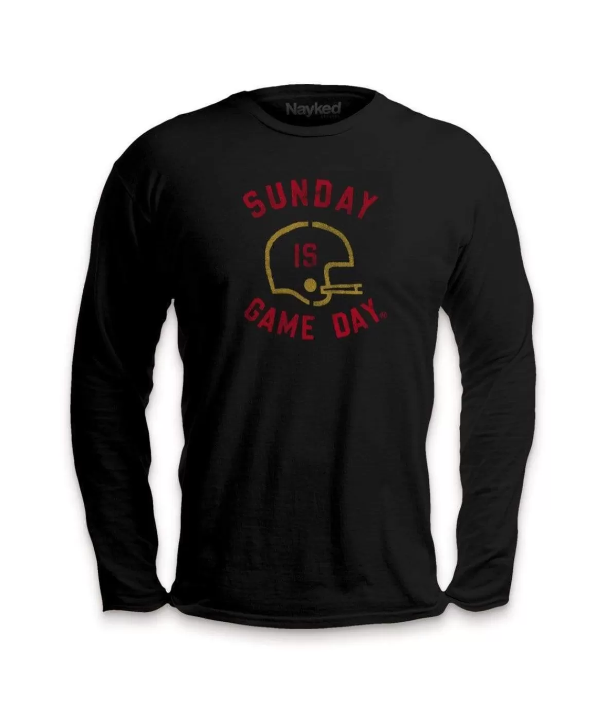 Ridiculously Soft Saturday Is Game Day Graphic Long Sleeve Crew Neck T-Shirt | Nayked Apparel Flash Sale