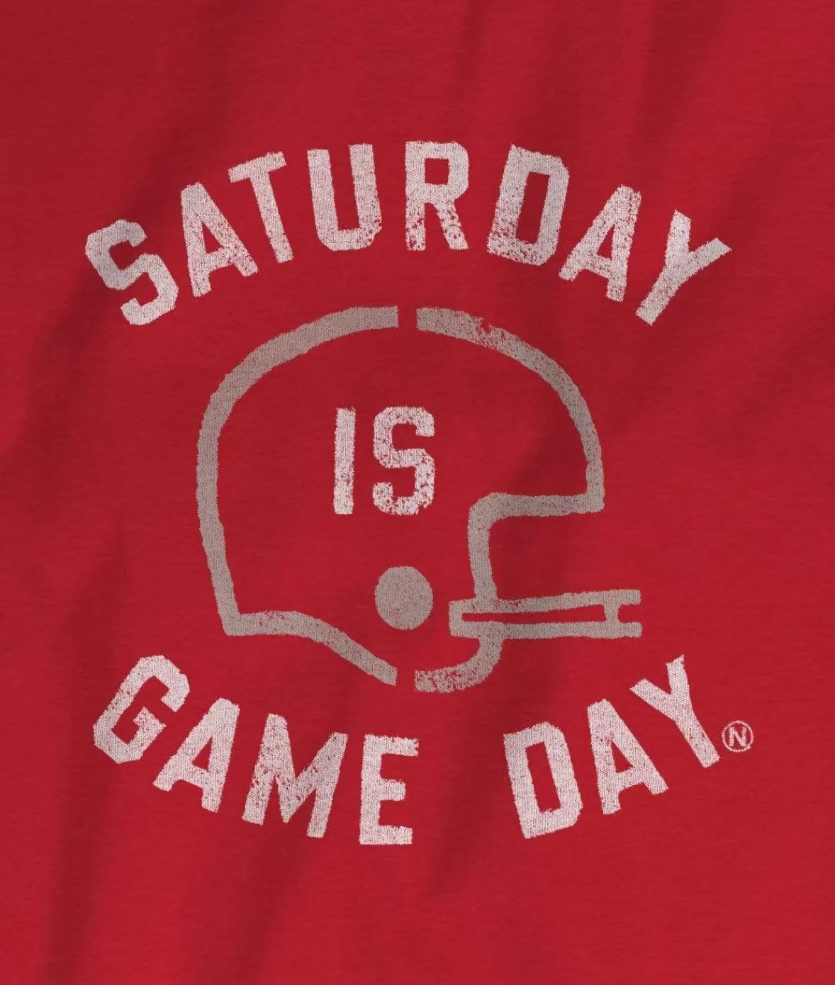 Ridiculously Soft Saturday Is Game Day Graphic Short Sleeve Crew Neck T-Shirt | Nayked Apparel Clearance