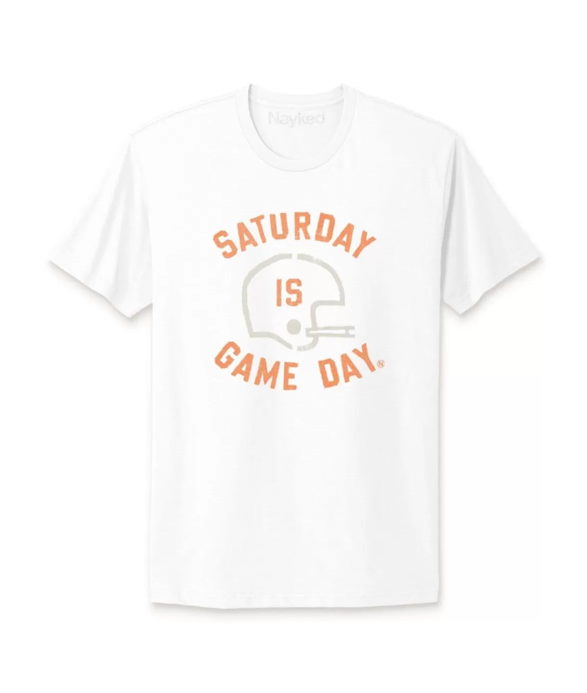 Ridiculously Soft Saturday Is Game Day Graphic Short Sleeve Crew Neck T-Shirt | Nayked Apparel Clearance