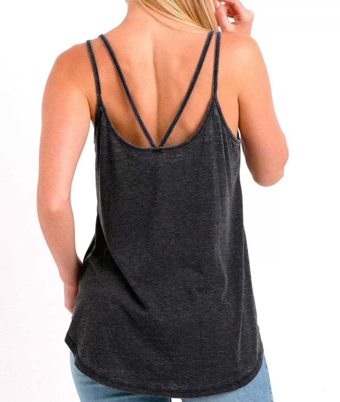 Ridiculously Soft Vintage Wash Strappy Tank | Nayked Apparel Cheap