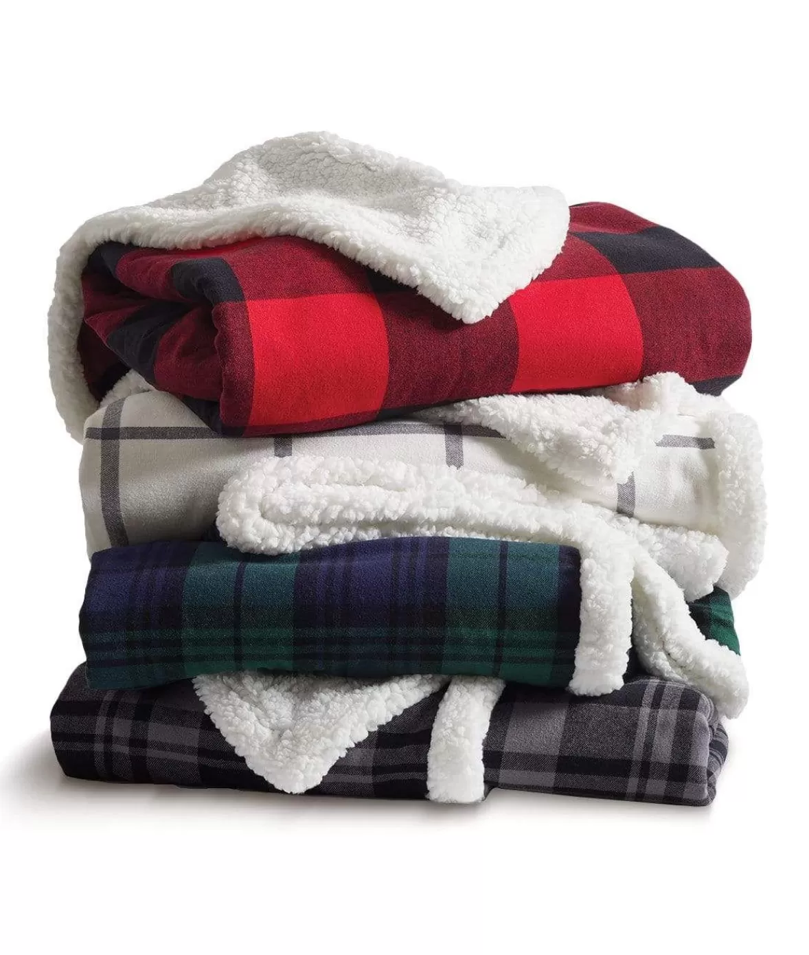 Sherpa Flannel Blanket | Nayked Apparel Best