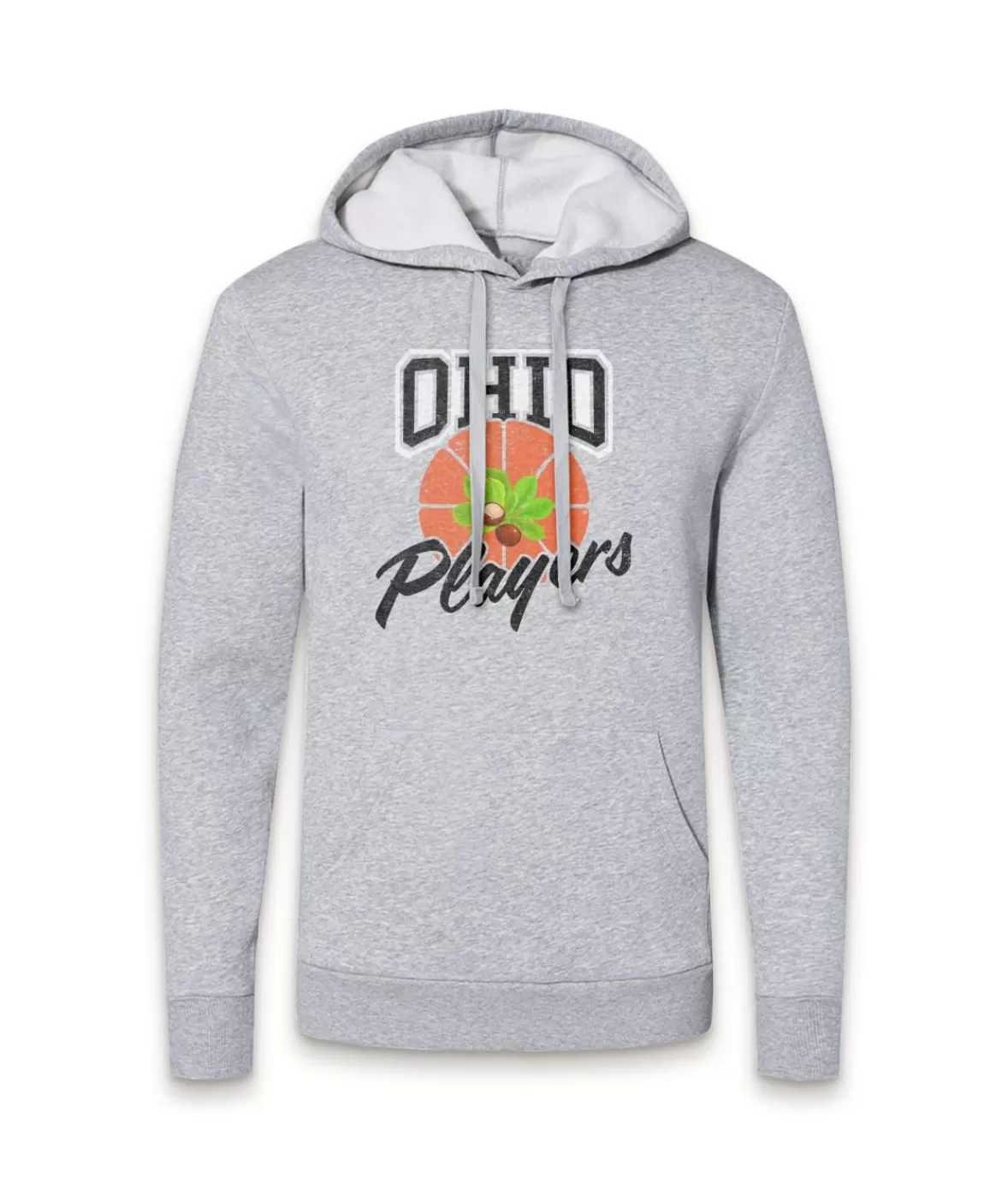 Soft Eco Friendly Graphic Hoodie | Ohio Players (Buckeye Leaf) | Nayked Apparel Best