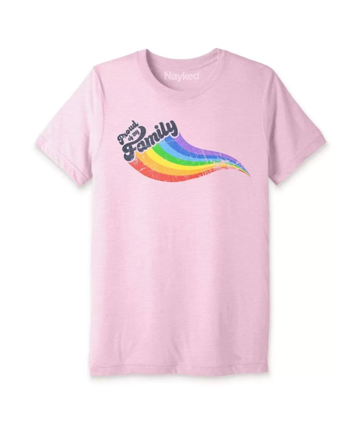 Unisex Ridiculously Soft Lightweight Graphic T-Shirt | Proud Of My Family | Nayked Apparel Outlet