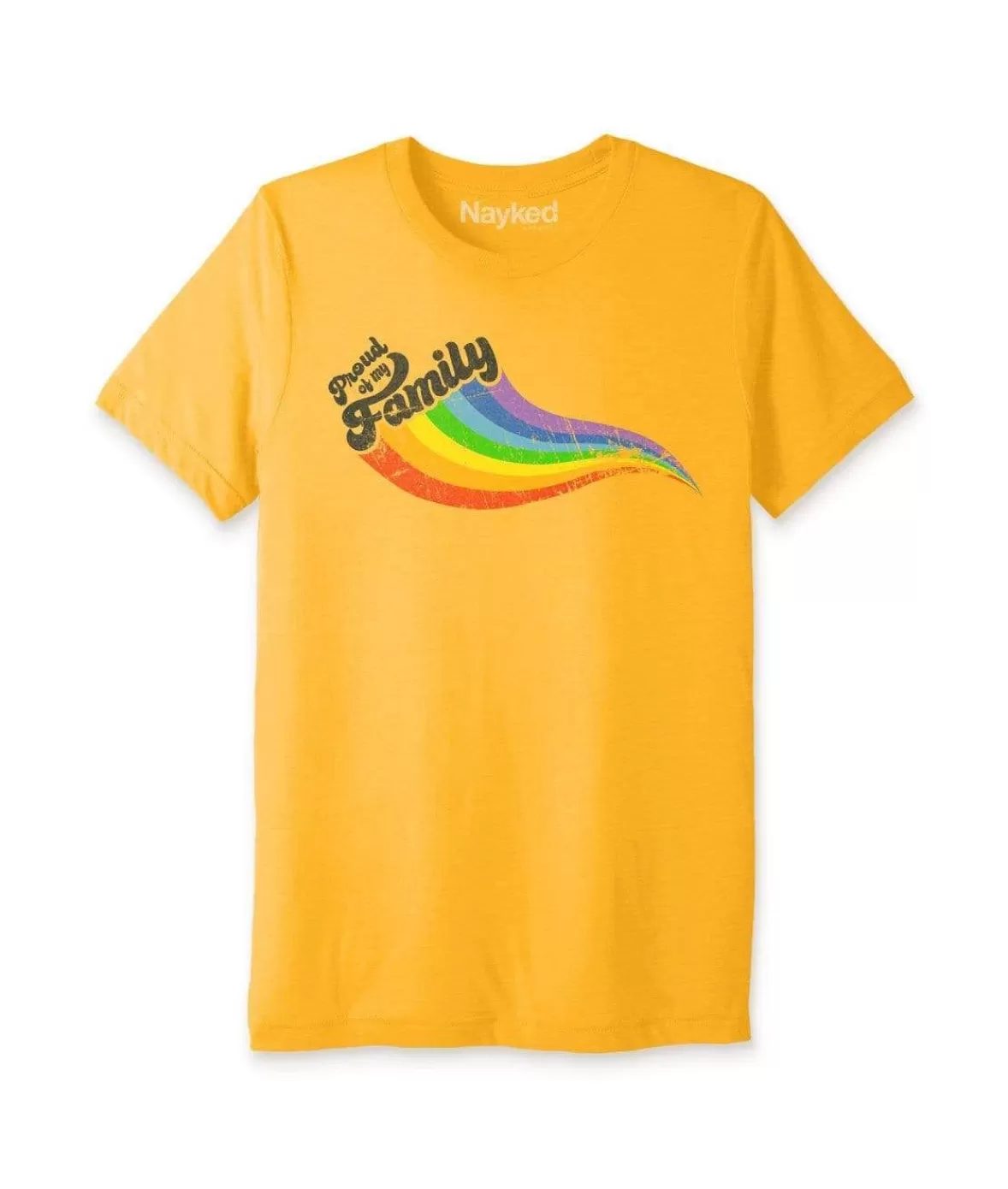 Unisex Ridiculously Soft Lightweight Graphic T-Shirt | Proud Of My Family | Nayked Apparel Outlet