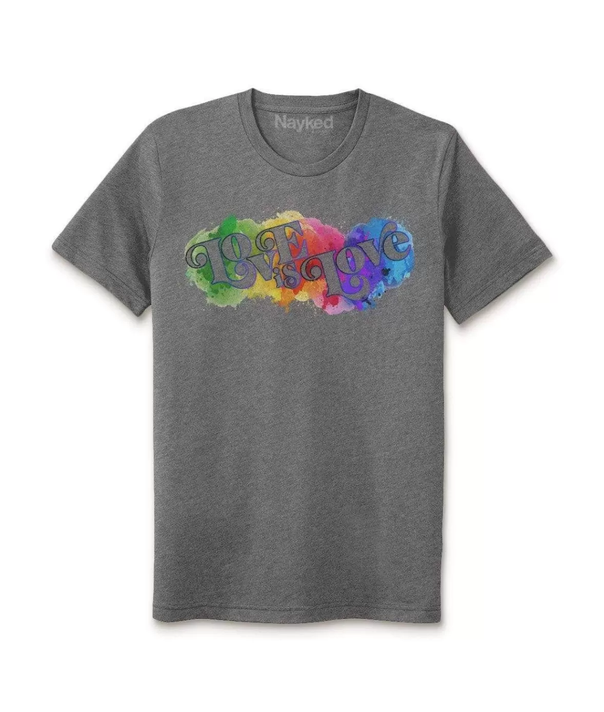 Unisex Ridiculously Soft Lightweight Sueded Graphic T-Shirt | Love Is Love | Nayked Apparel Shop