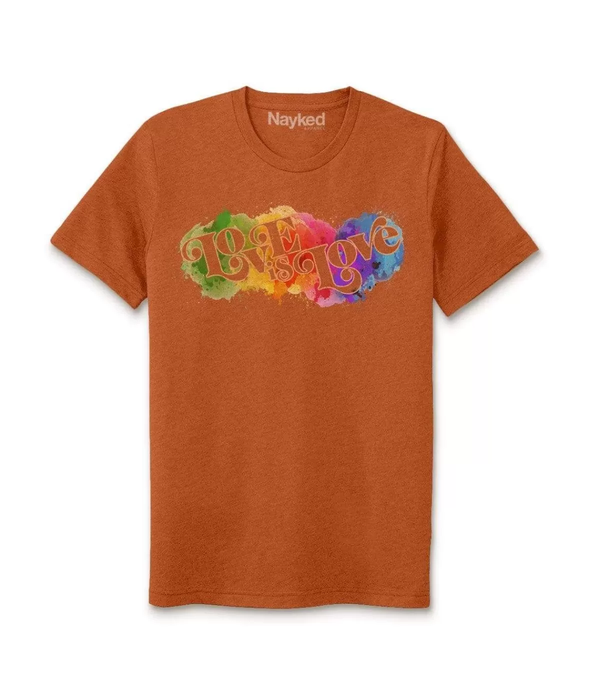 Unisex Ridiculously Soft Lightweight Sueded Graphic T-Shirt | Love Is Love | Nayked Apparel Shop
