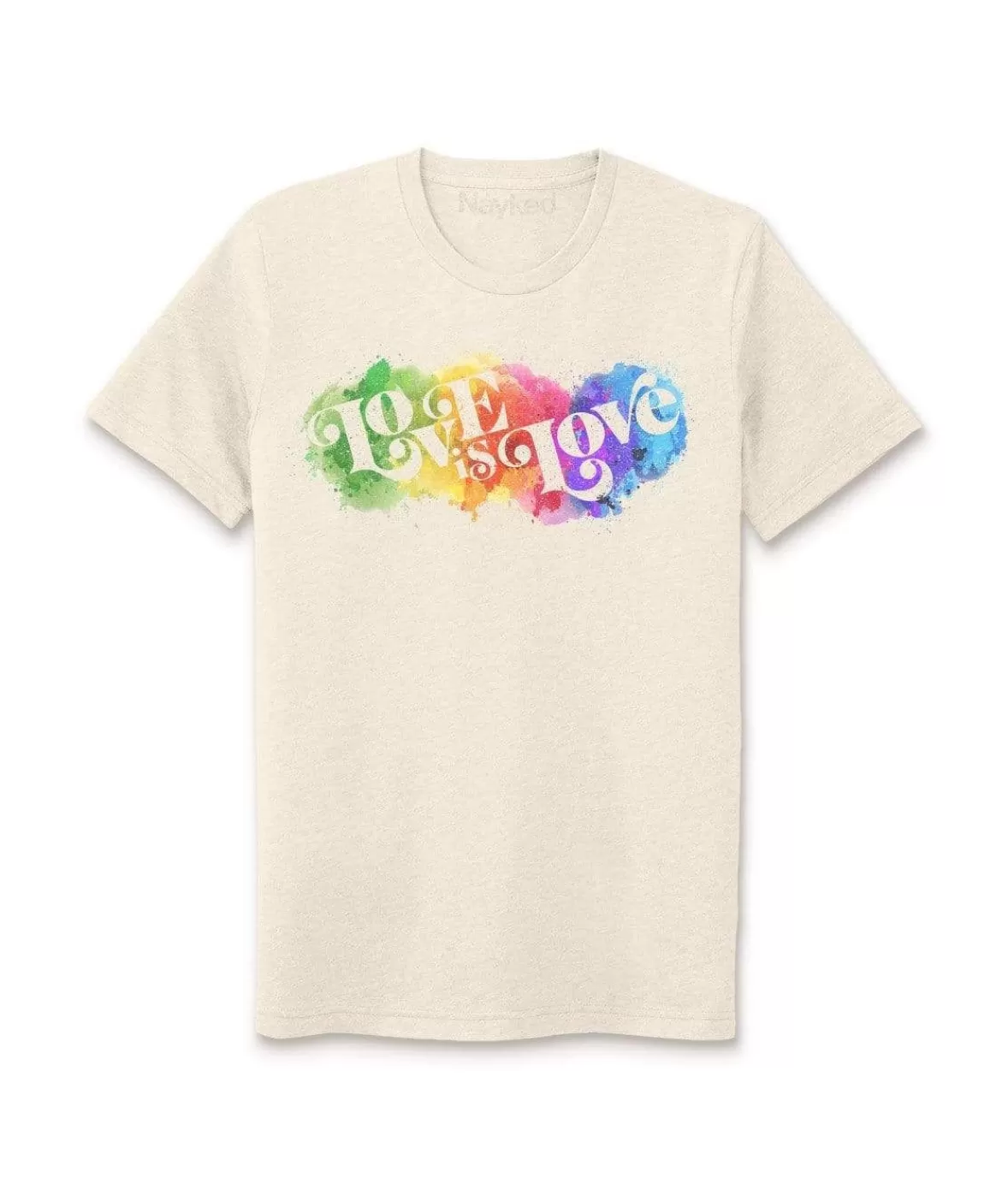 Unisex Ridiculously Soft Lightweight Sueded Graphic T-Shirt | Love Is Love | Nayked Apparel Shop