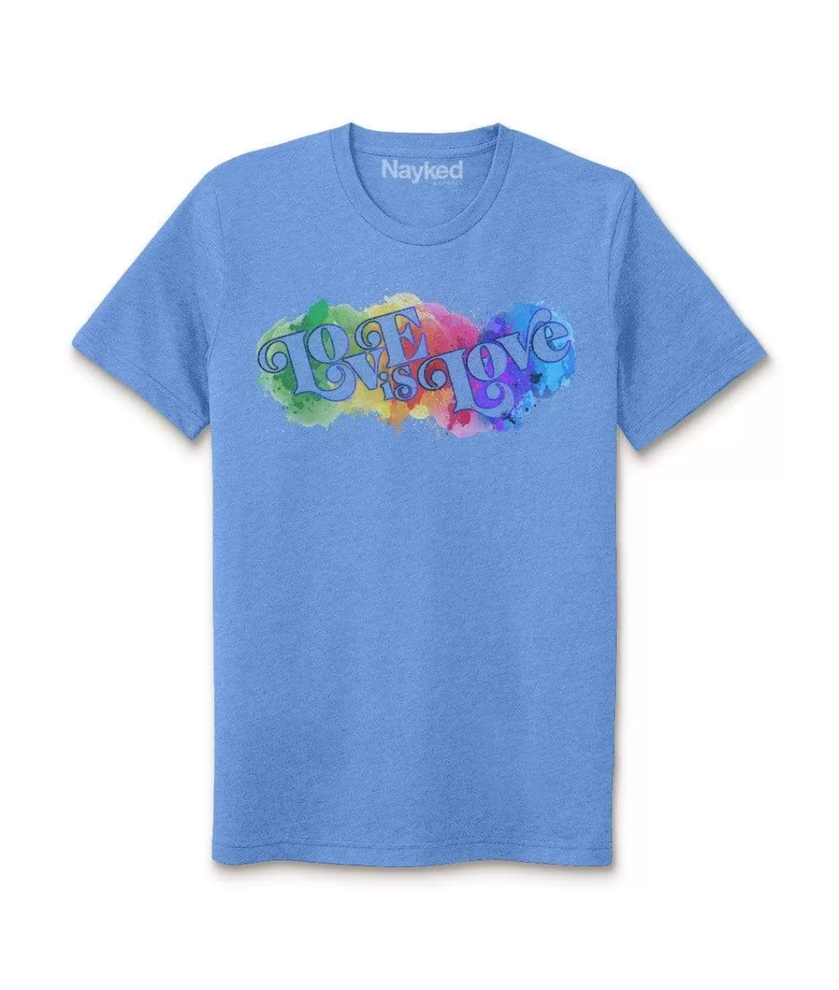 Unisex Ridiculously Soft Lightweight Sueded Graphic T-Shirt | Love Is Love | Nayked Apparel Shop