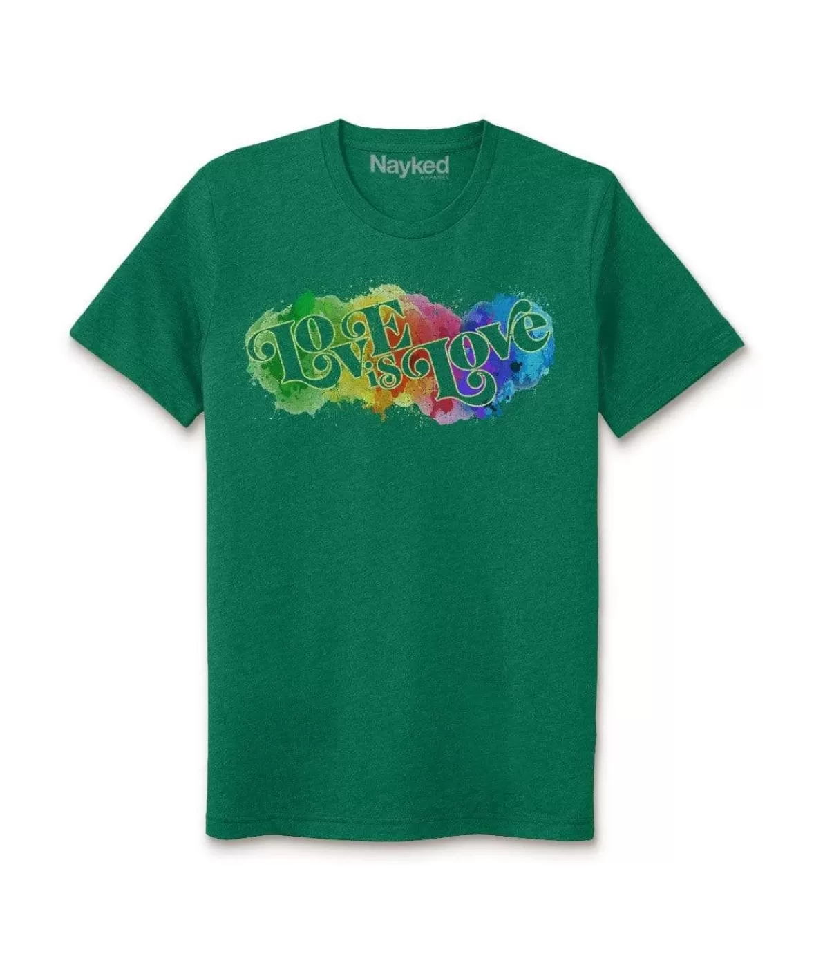 Unisex Ridiculously Soft Lightweight Sueded Graphic T-Shirt | Love Is Love | Nayked Apparel Shop