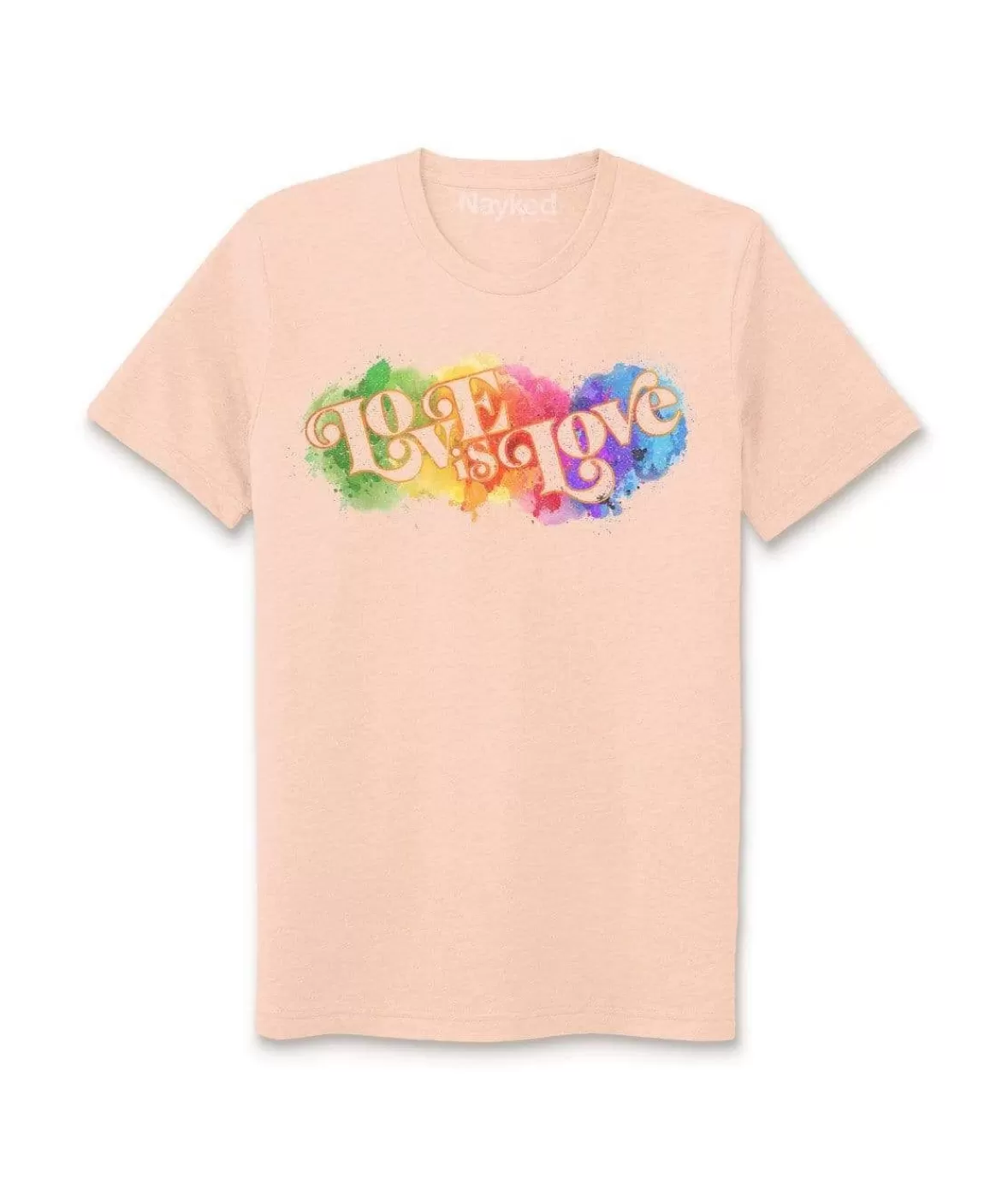 Unisex Ridiculously Soft Lightweight Sueded Graphic T-Shirt | Love Is Love | Nayked Apparel Shop