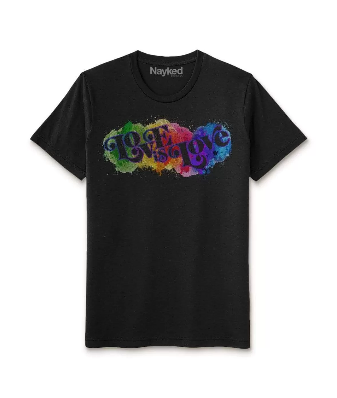 Unisex Ridiculously Soft Lightweight Sueded Graphic T-Shirt | Love Is Love | Nayked Apparel Shop