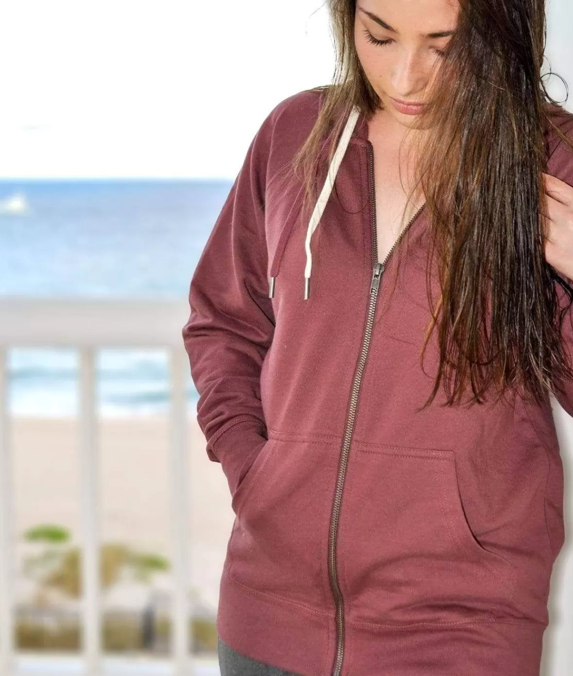 Women'S French Terry Full-Zip Hoodie | Nayked Apparel Cheap