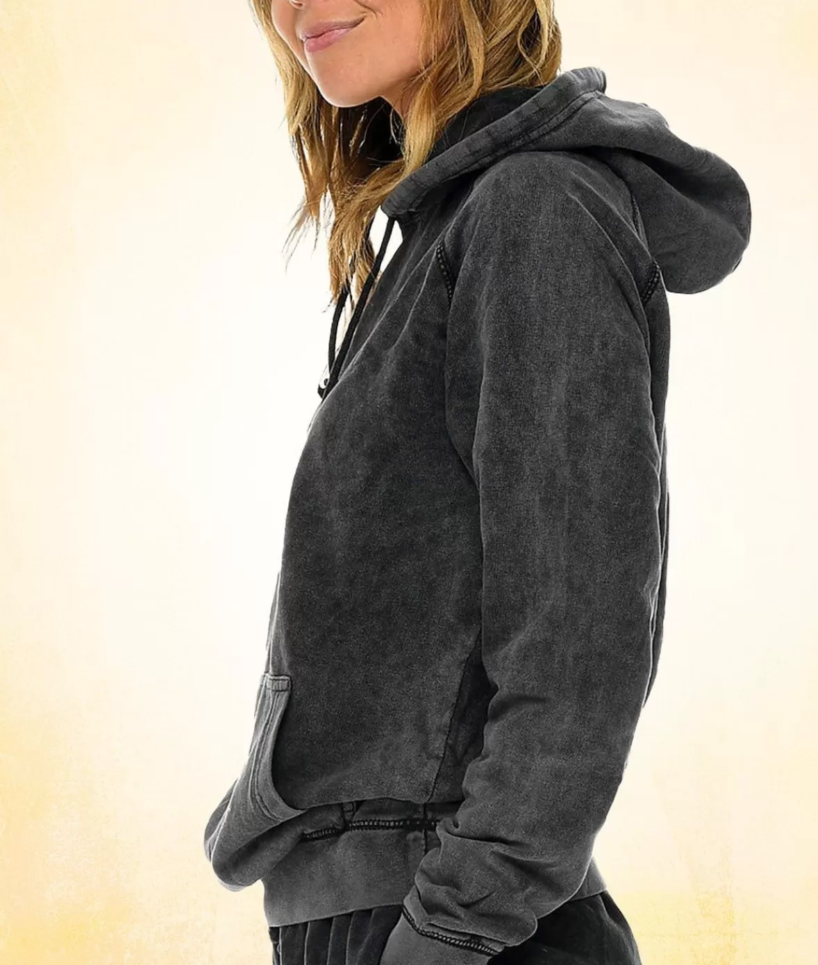Women'S Oversized Vintage Fleece Raglan Hoodie | Nayked Apparel Hot
