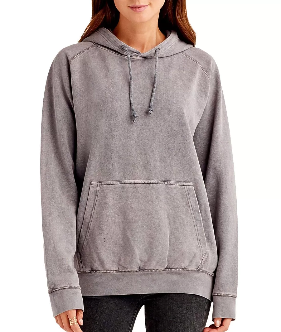 Women'S Oversized Vintage Fleece Raglan Hoodie | Nayked Apparel Best Sale