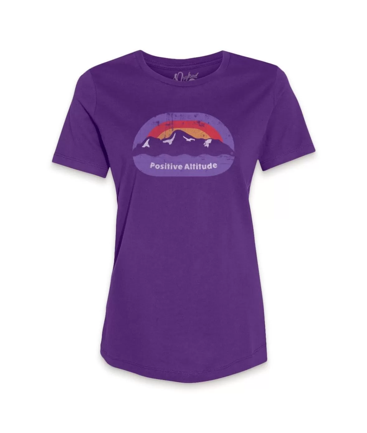 Women'S Ridiculously Soft 100% Cotton Graphic Tee | Positive Altitude | Nayked Apparel Store