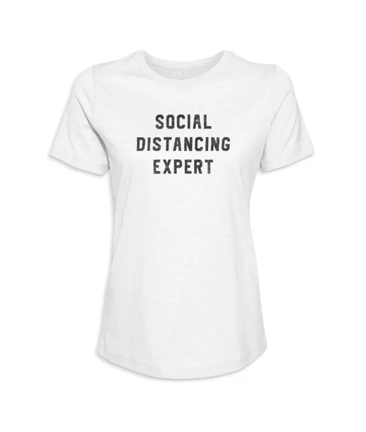 Women'S Ridiculously Soft 100% Cotton Graphic Tee | Social Distancing Expert | Nayked Apparel Outlet