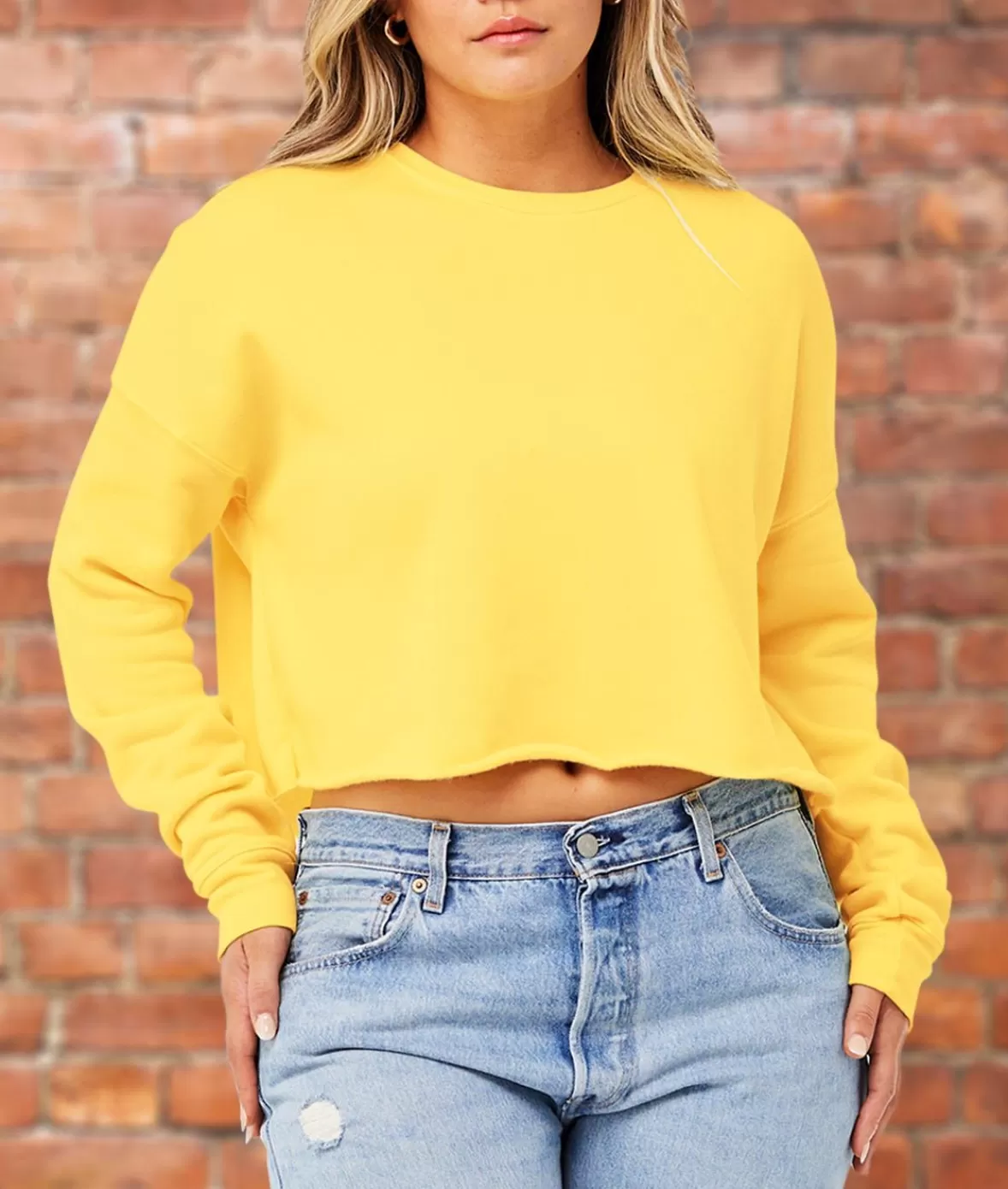 Women'S Ridiculously Soft Cropped Sweatshirt | Nayked Apparel Sale