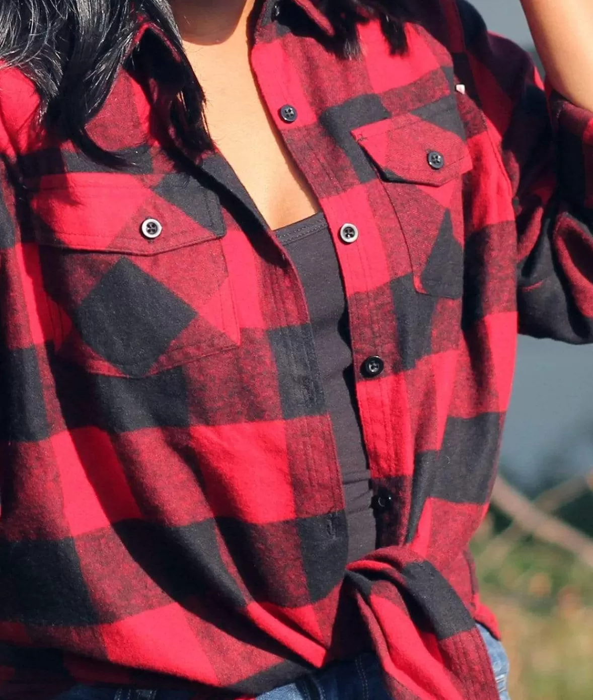 Women'S Ridiculously Soft Flannel Boyfriend Shirt | Nayked Apparel Discount