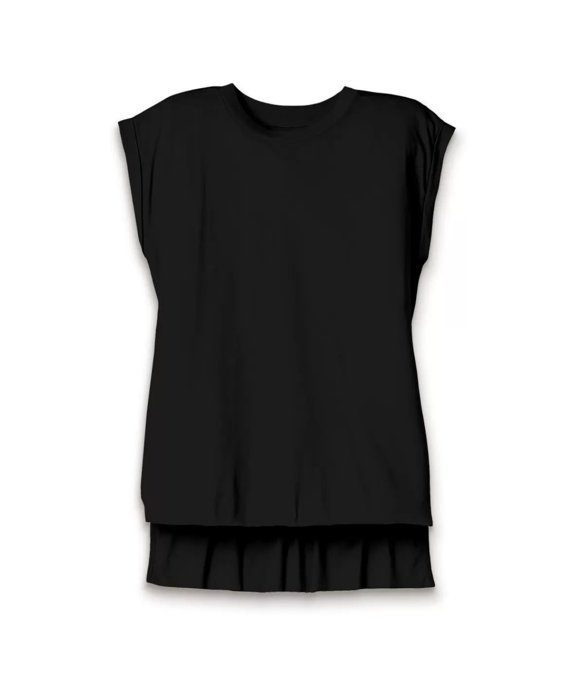 Women'S Ridiculously Soft Flowy Rolled Cuffs Muscle Tee | Nayked Apparel Clearance