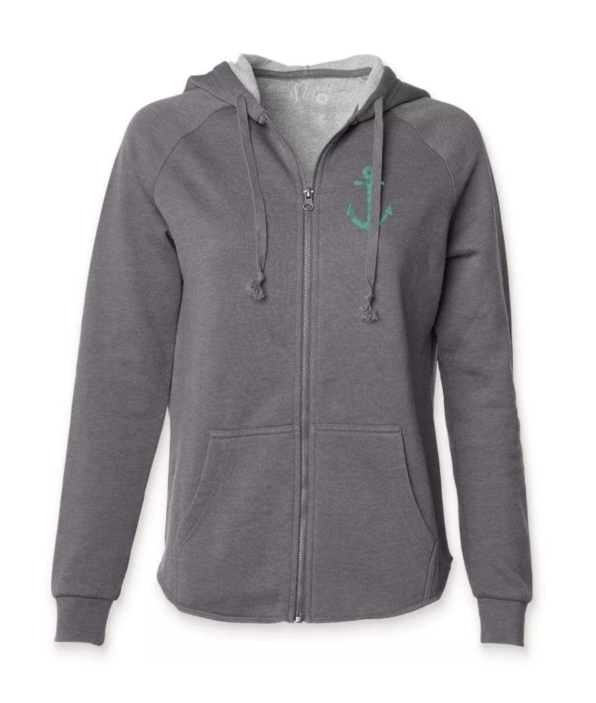 Women'S Ridiculously Soft Graphic California Wave Wash Full Zip Hoodie | Sc Anchor | Nayked Apparel Sale