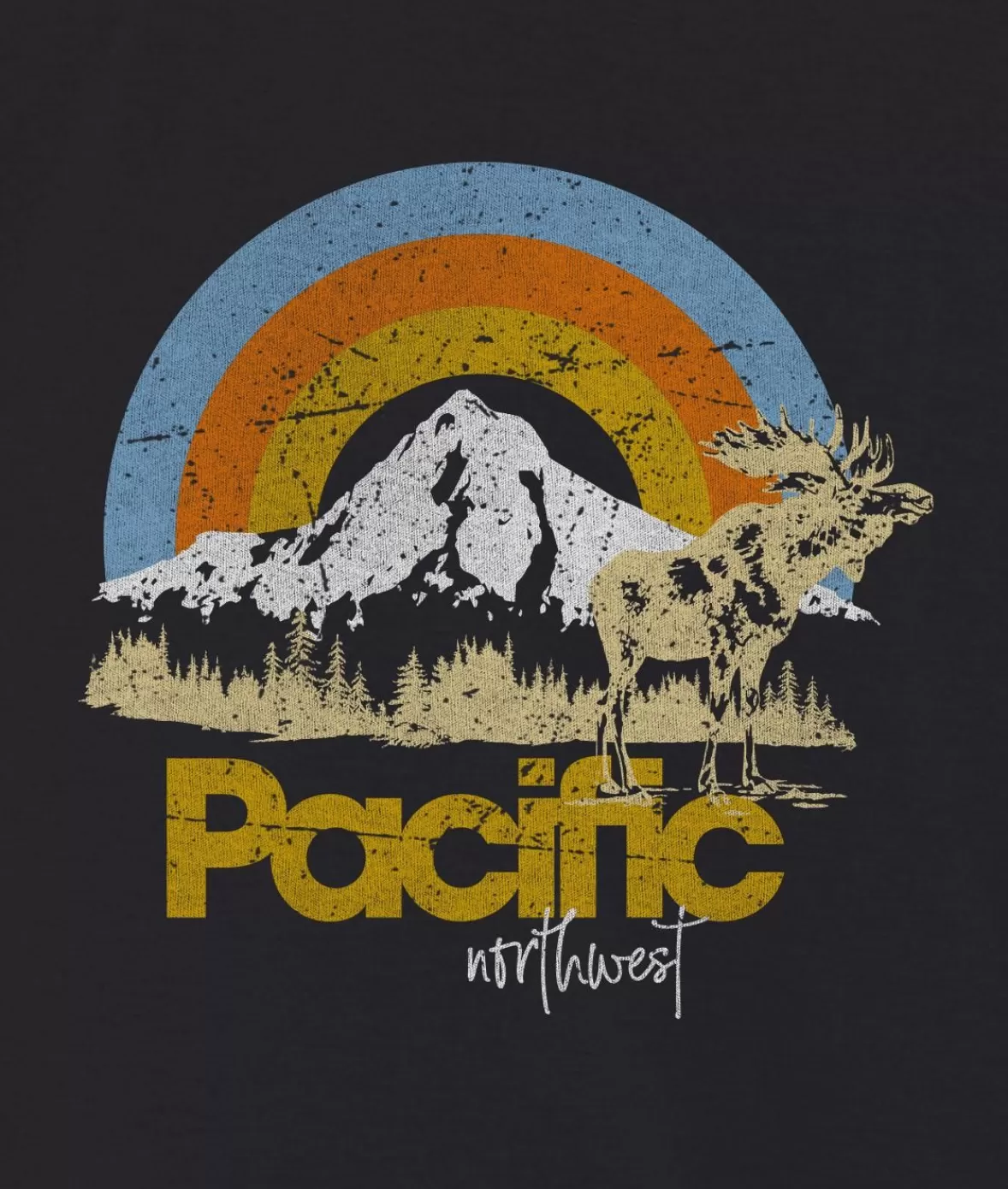 Women'S Ridiculously Soft Graphic Oversized Pullover Sweatshirt | Pacific Northwest | Nayked Apparel Cheap